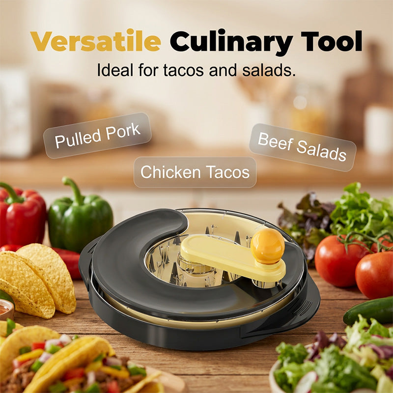 Manual Meat Shredder with Rotating Lid – product image
