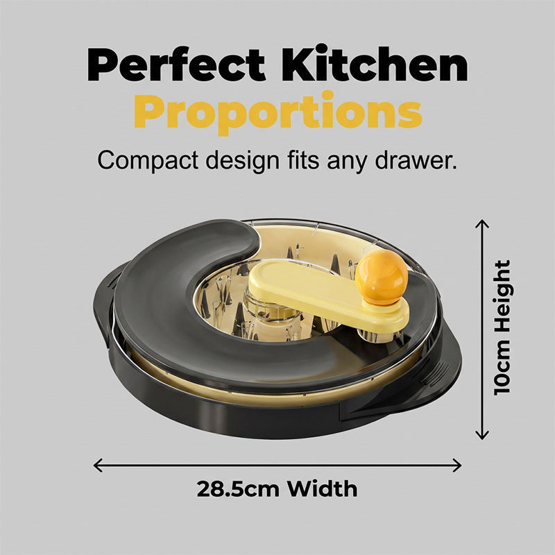 Manual Meat Shredder with Rotating Lid – product image