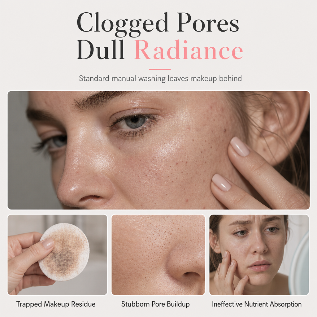 Heated Silicone Facial Cleansing Brush – product image