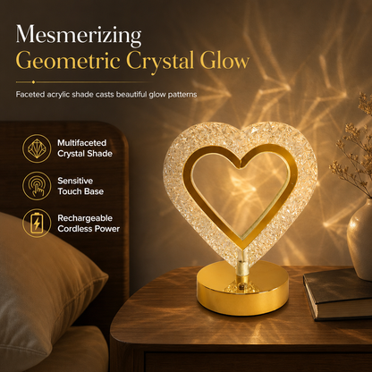 Rechargeable Crystal-Look Table Lamp – product image