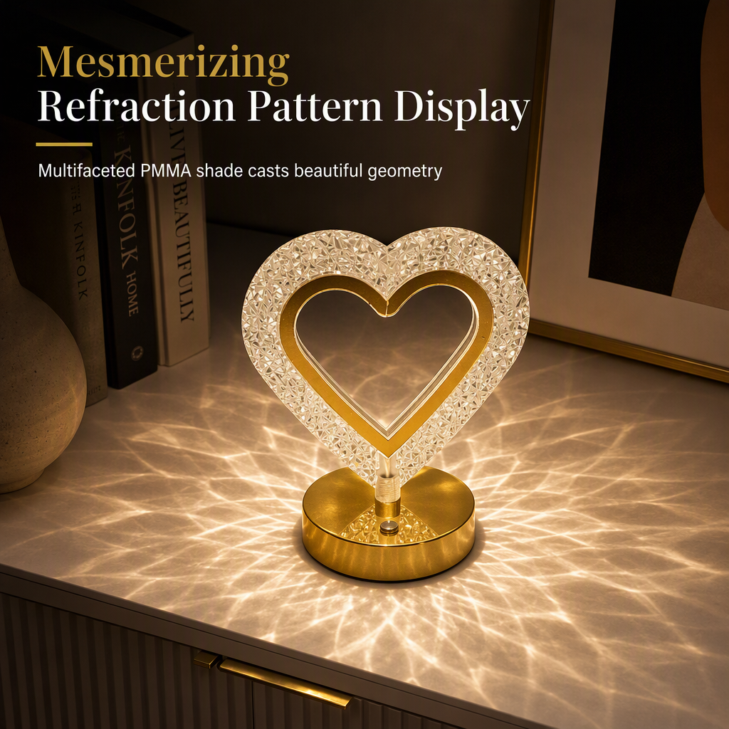 Rechargeable Crystal-Look Table Lamp – product image