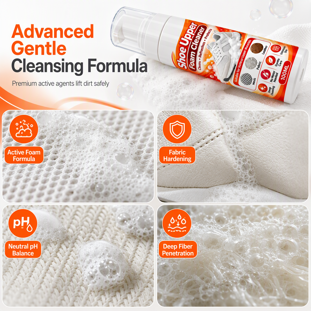 Rinse-Free Shoe Foam Cleaner – product image