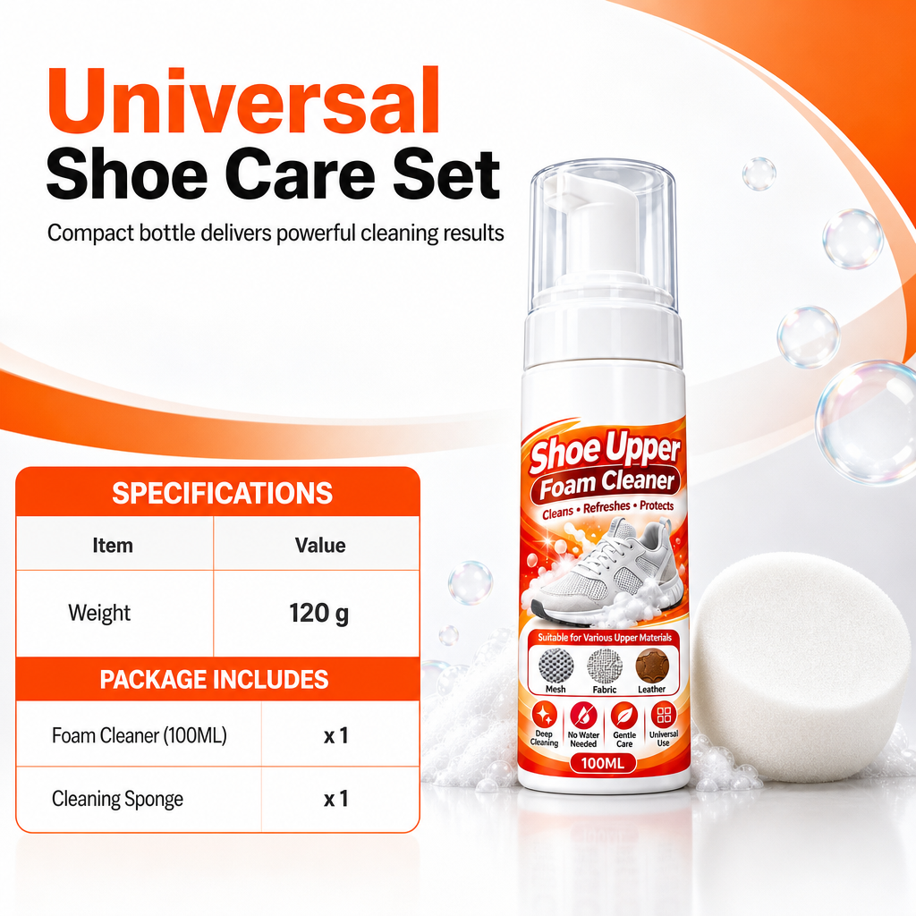 Rinse-Free Shoe Foam Cleaner – product image