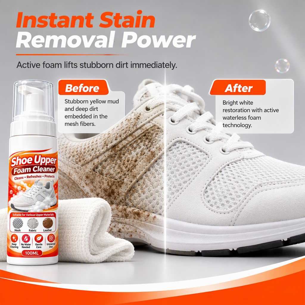 Rinse-Free Shoe Foam Cleaner – product image