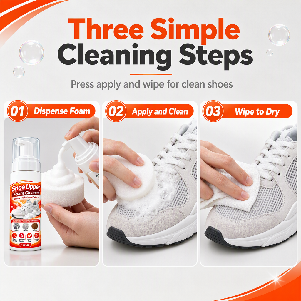 Rinse-Free Shoe Foam Cleaner – product image