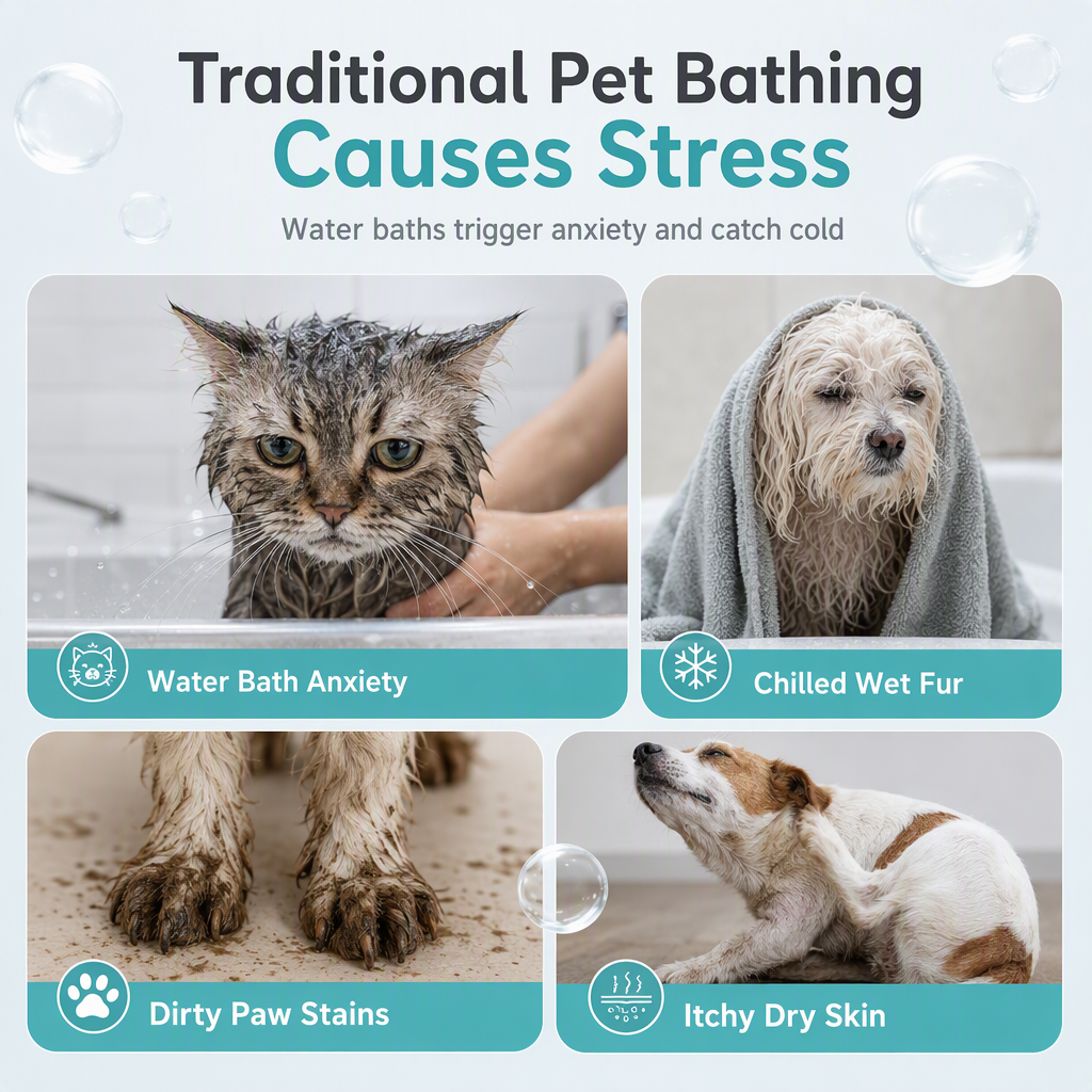 No-Rinse Cleaning Mousse for Cats and Dogs – product image