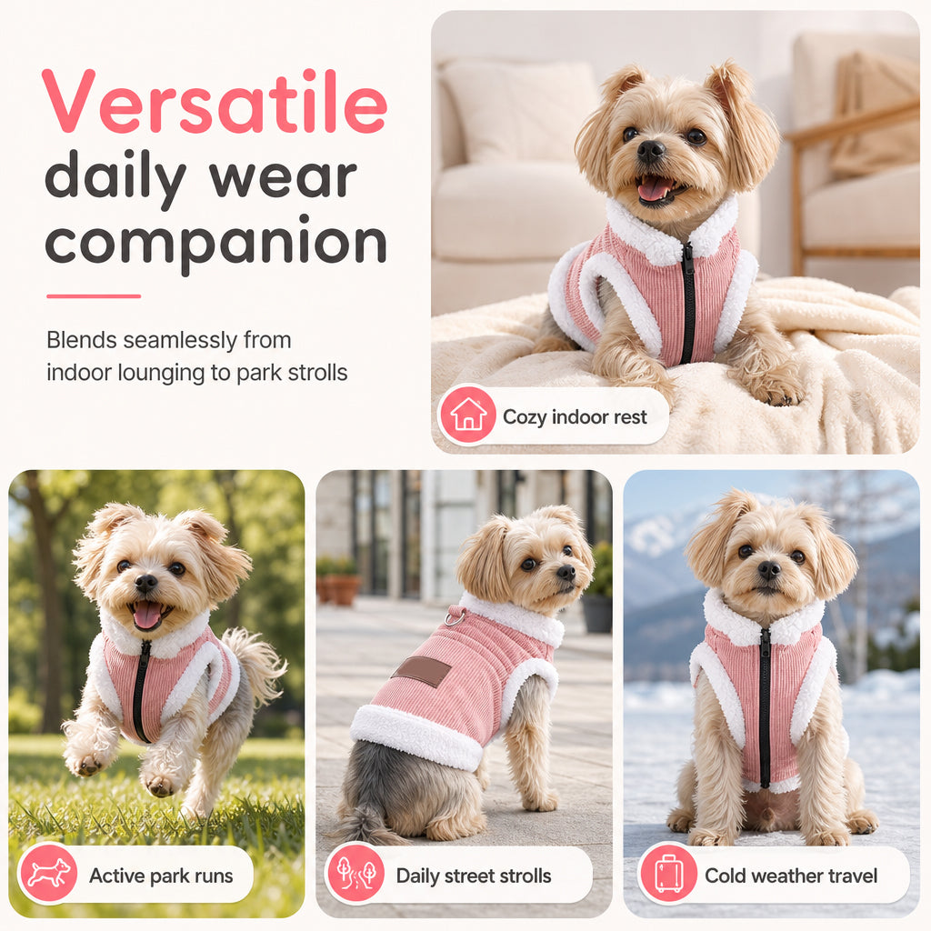 Fleece-Lined Pet Vest – product image