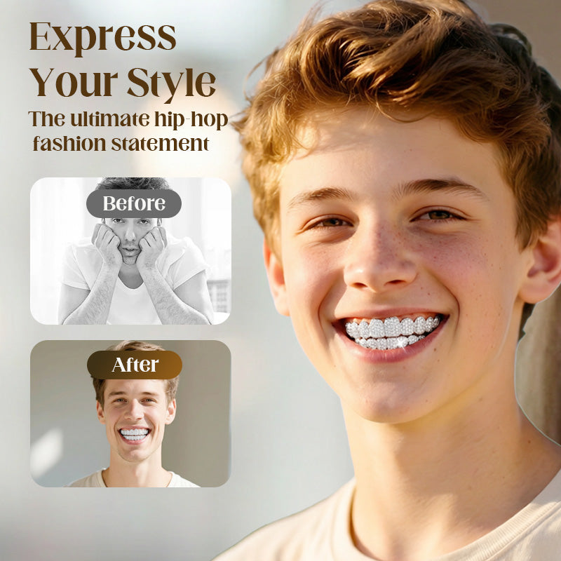 Decorative Zircon Grillz Set – product image
