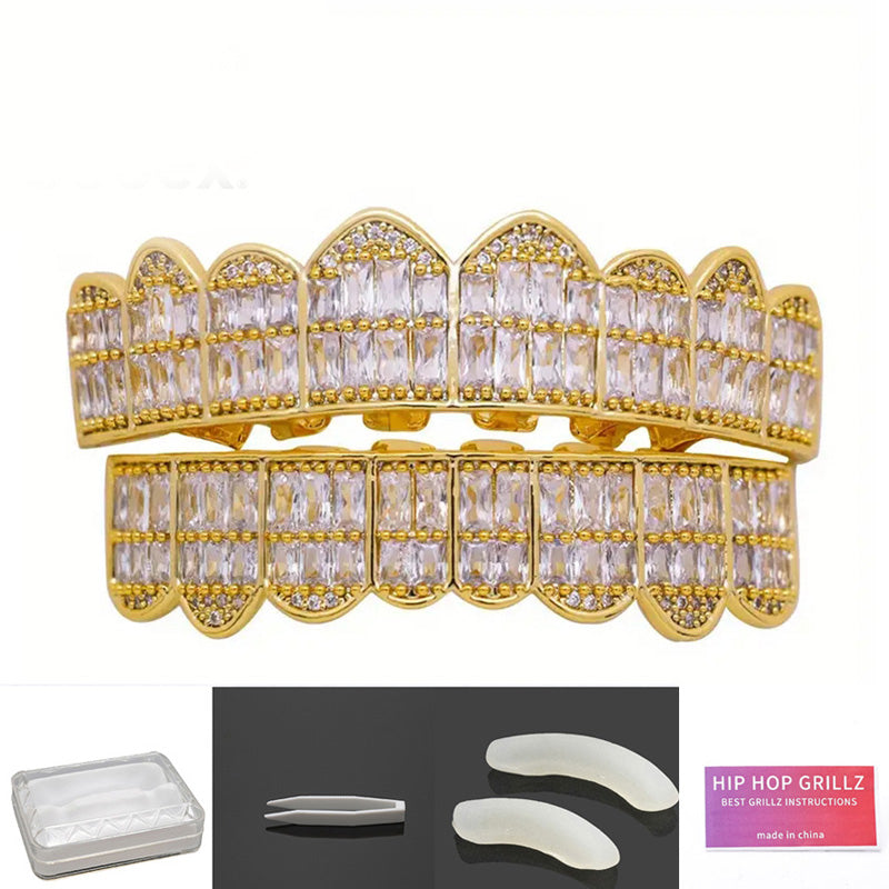 Decorative Zircon Grillz Set – product image