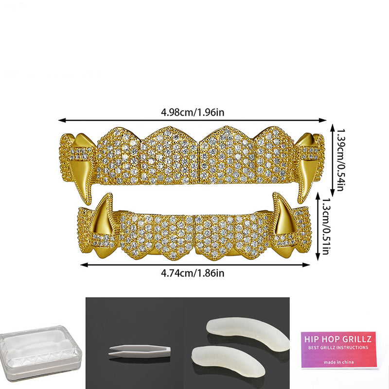 Decorative Zircon Grillz Set – product image