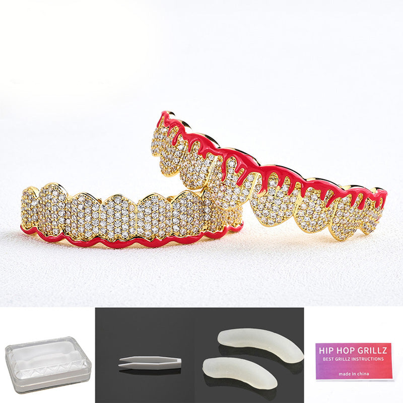 Decorative Zircon Grillz Set – product image