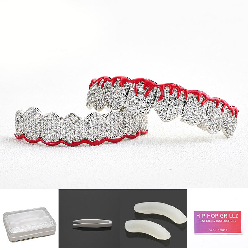 Decorative Zircon Grillz Set – product image