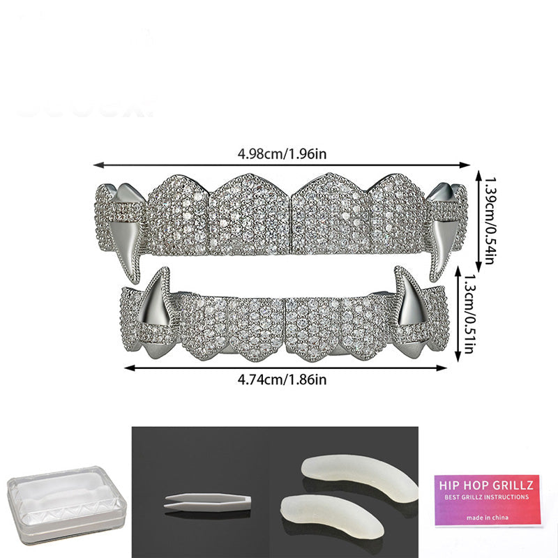 Decorative Zircon Grillz Set – product image