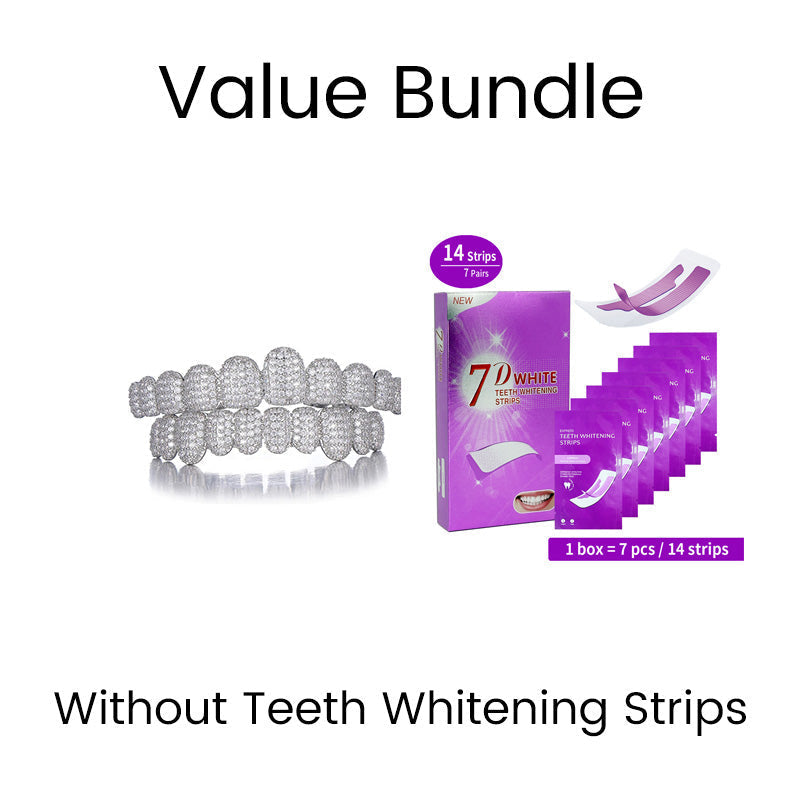 Decorative Zircon Grillz Set – product image