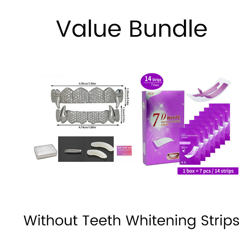 Decorative Zircon Grillz Set – product image