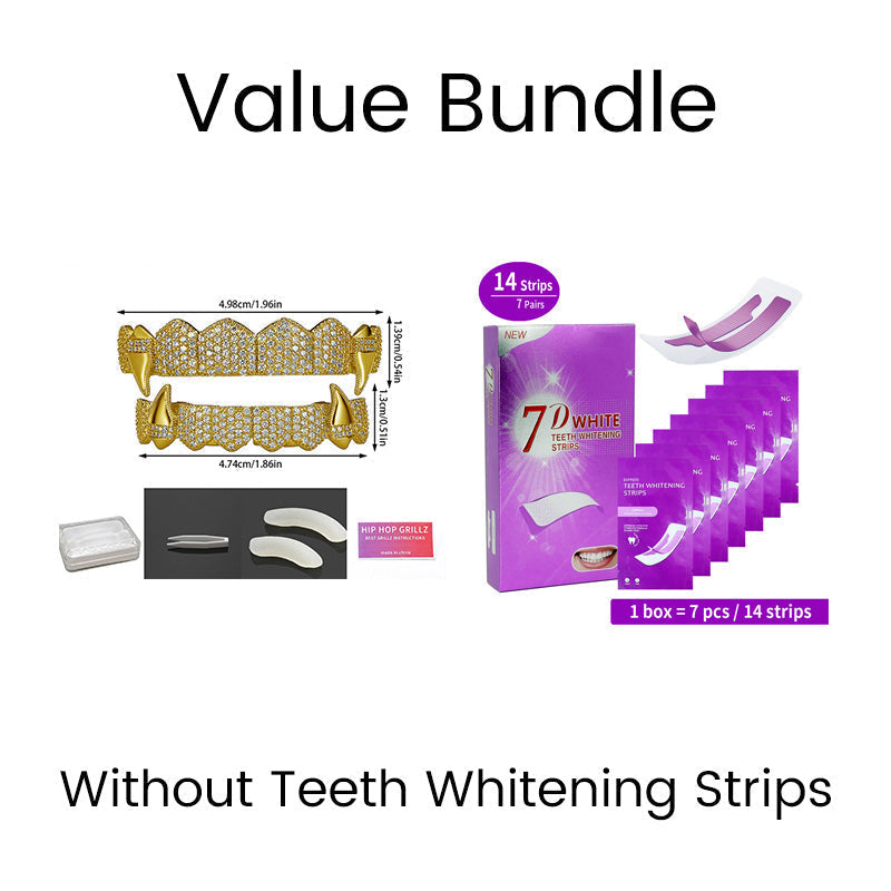 Decorative Zircon Grillz Set – product image