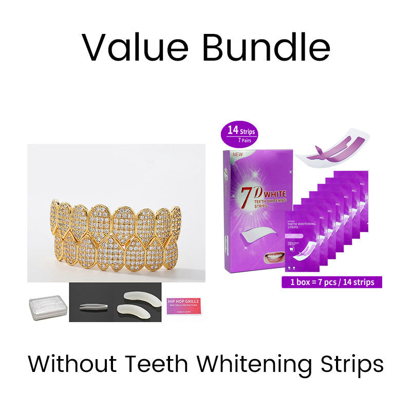 Decorative Zircon Grillz Set – product image