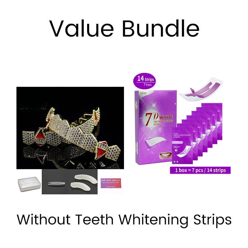Decorative Zircon Grillz Set – product image