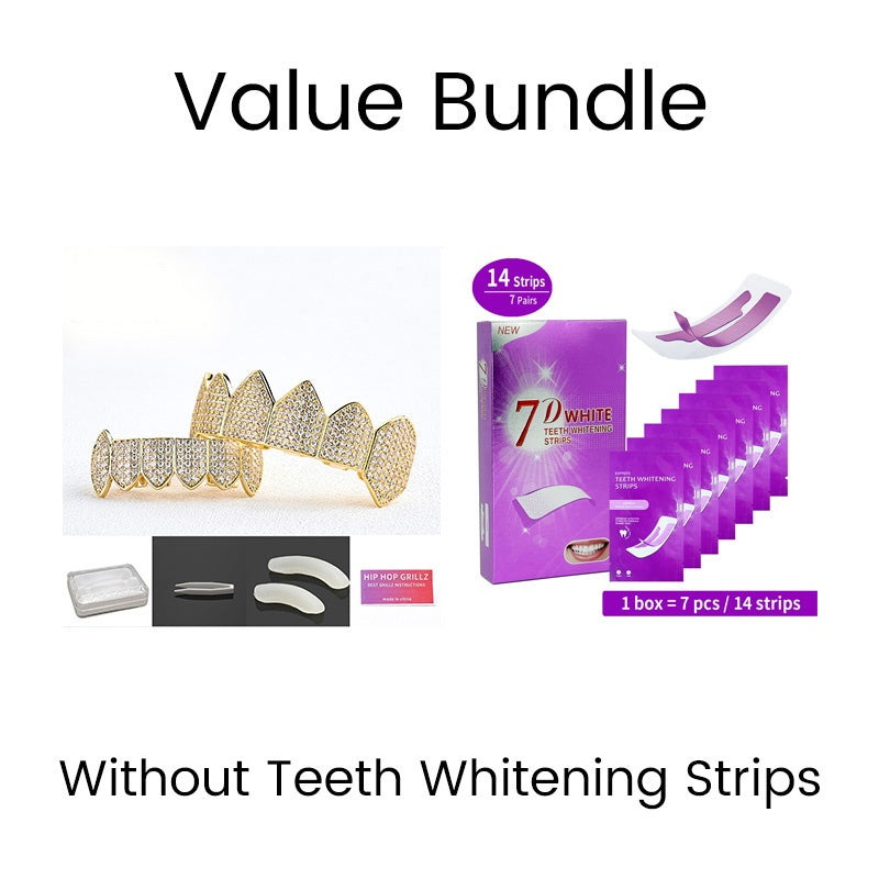 Decorative Zircon Grillz Set – product image