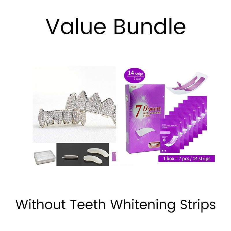 Decorative Zircon Grillz Set – product image