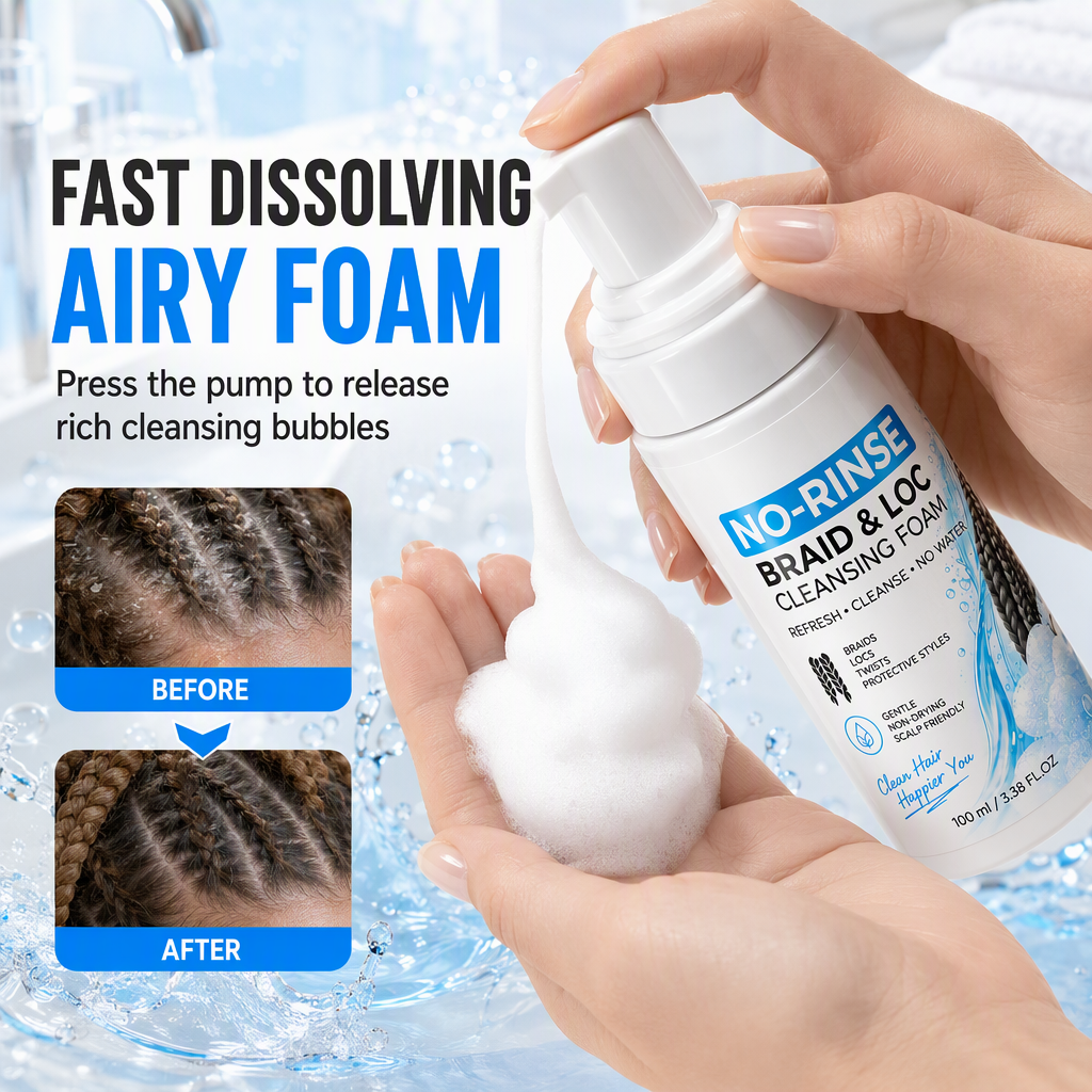 Cleansing Mousse for Dreadlocks & Braids – product image