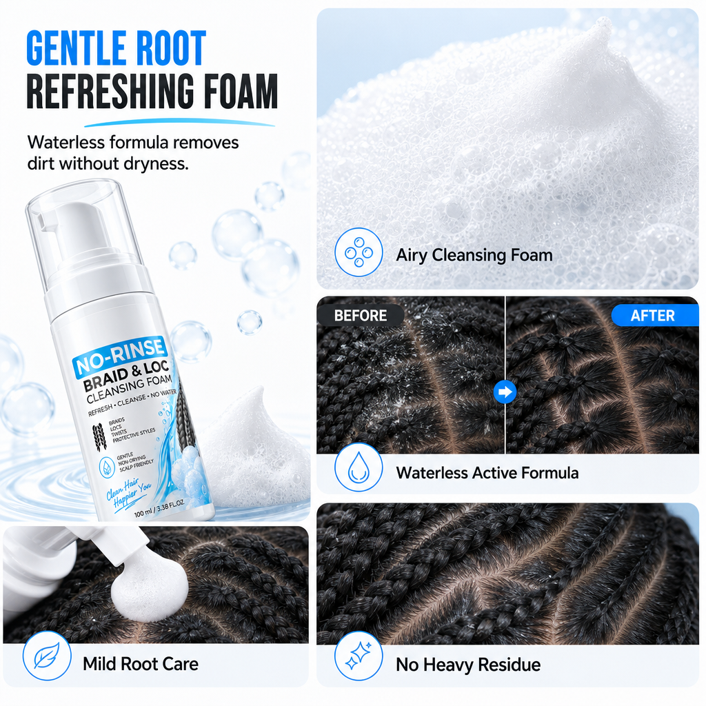 Cleansing Mousse for Dreadlocks & Braids – product image