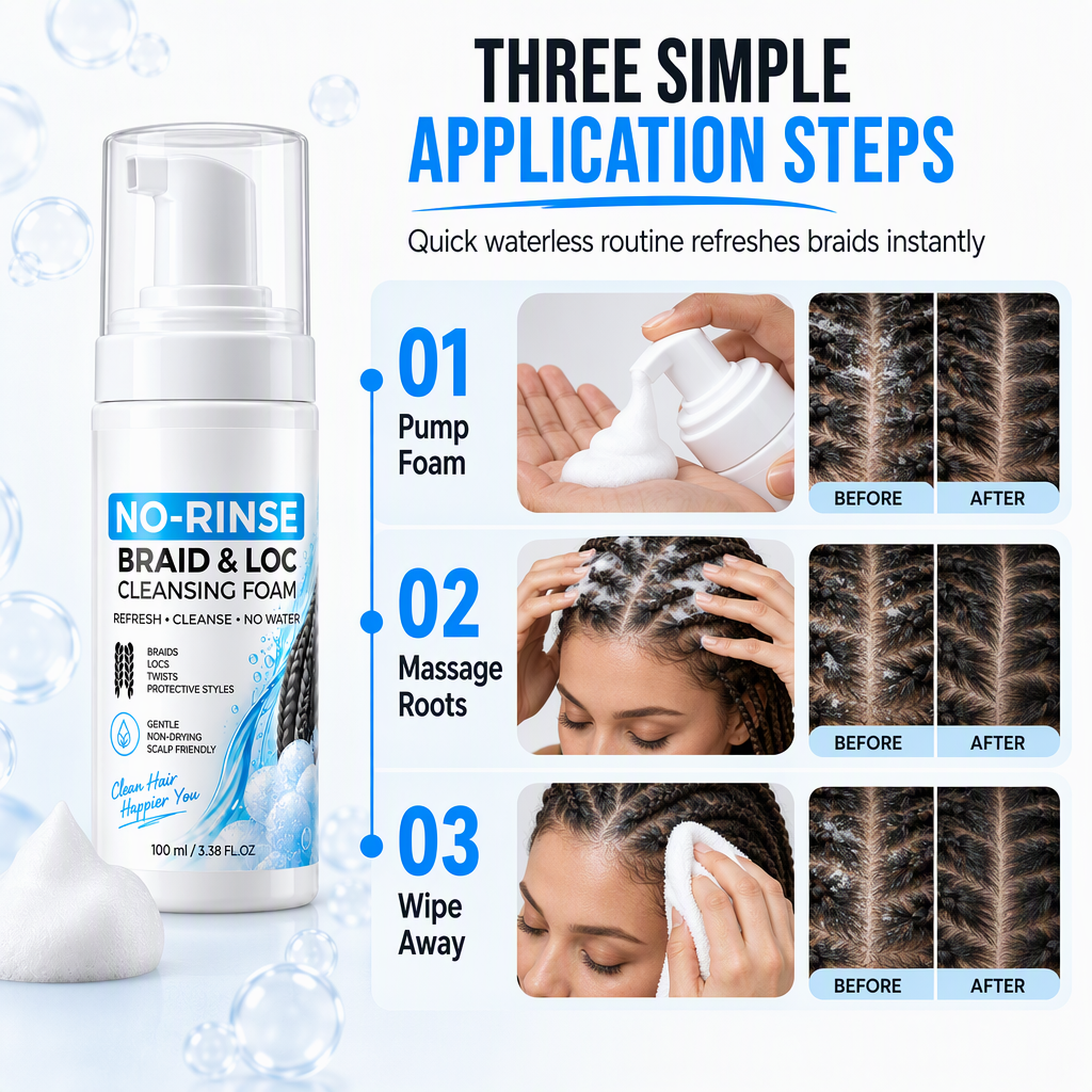 Cleansing Mousse for Dreadlocks & Braids – product image