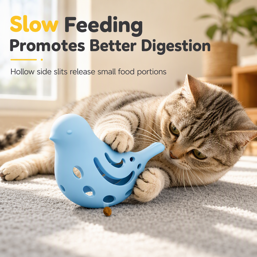 Bird-Shaped Pet Treat Dispenser – product image