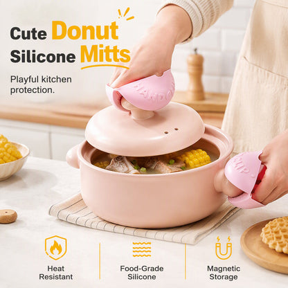 Donut-Shaped Silicone Pinch Mitts – product image