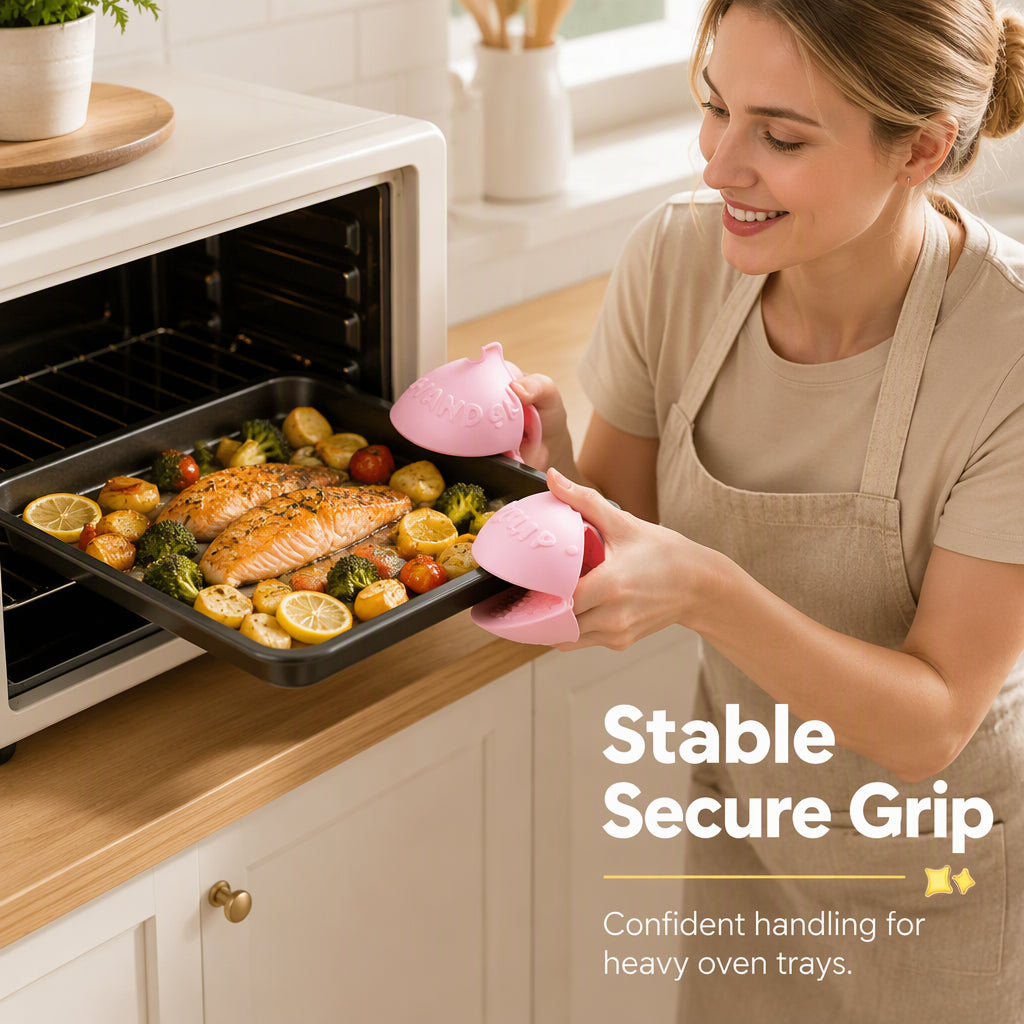 Donut-Shaped Silicone Pinch Mitts – product image
