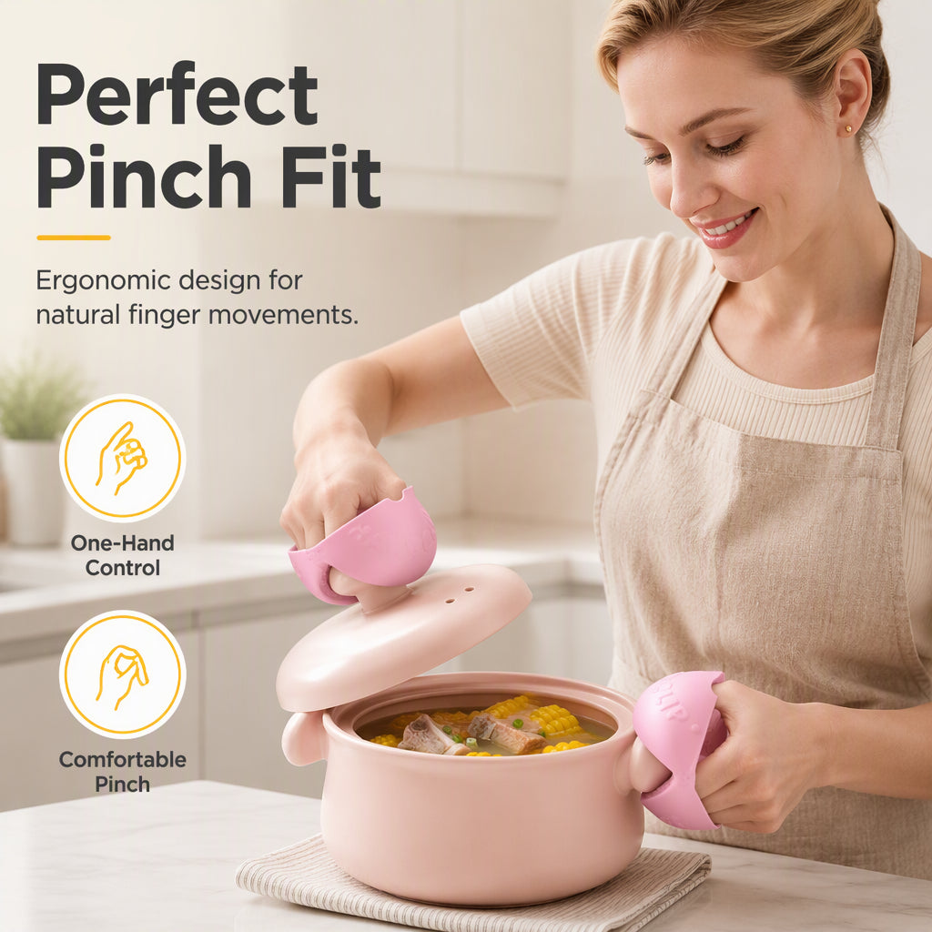 Donut-Shaped Silicone Pinch Mitts – product image