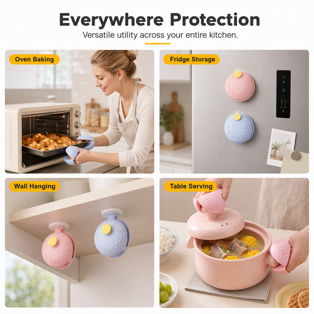 Donut-Shaped Silicone Pinch Mitts – product image