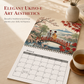 Japanese Art Hanging Wall Calendar – product image