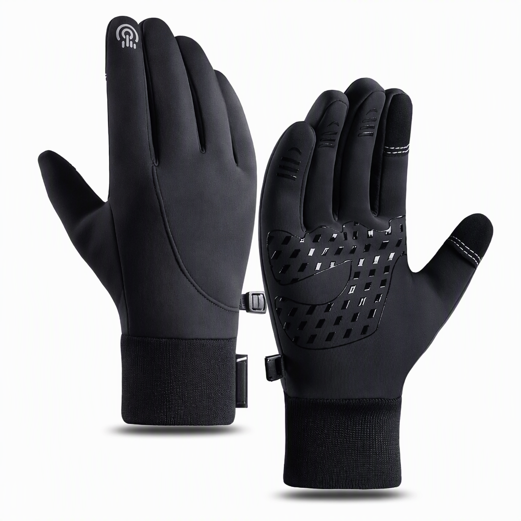 Fleece-Lined Winter Cycling Gloves – product image