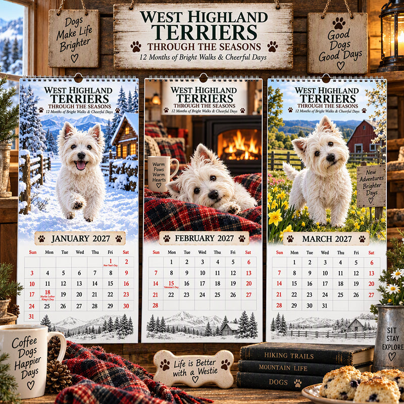 West Highland Terrier Wall Calendar – product image