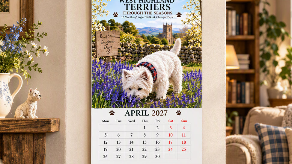 West Highland Terrier Wall Calendar – product image