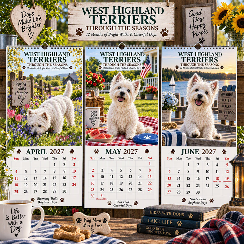 West Highland Terrier Wall Calendar – product image