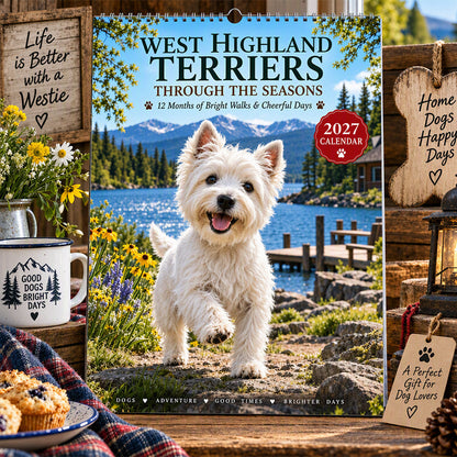West Highland Terrier Wall Calendar – product image