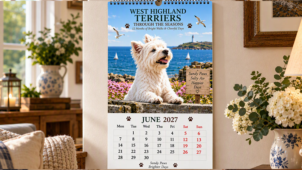 West Highland Terrier Wall Calendar – product image