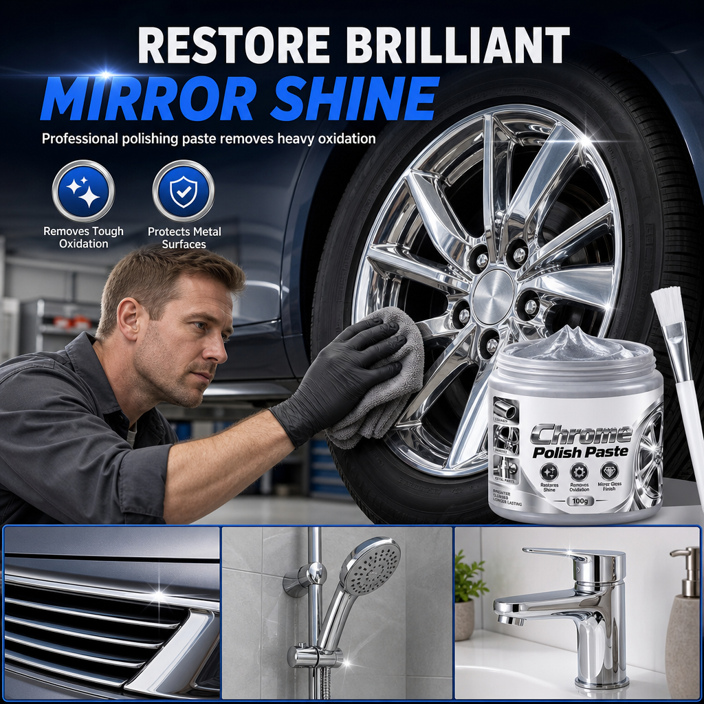 Metal and Chrome Polishing Paste – product image