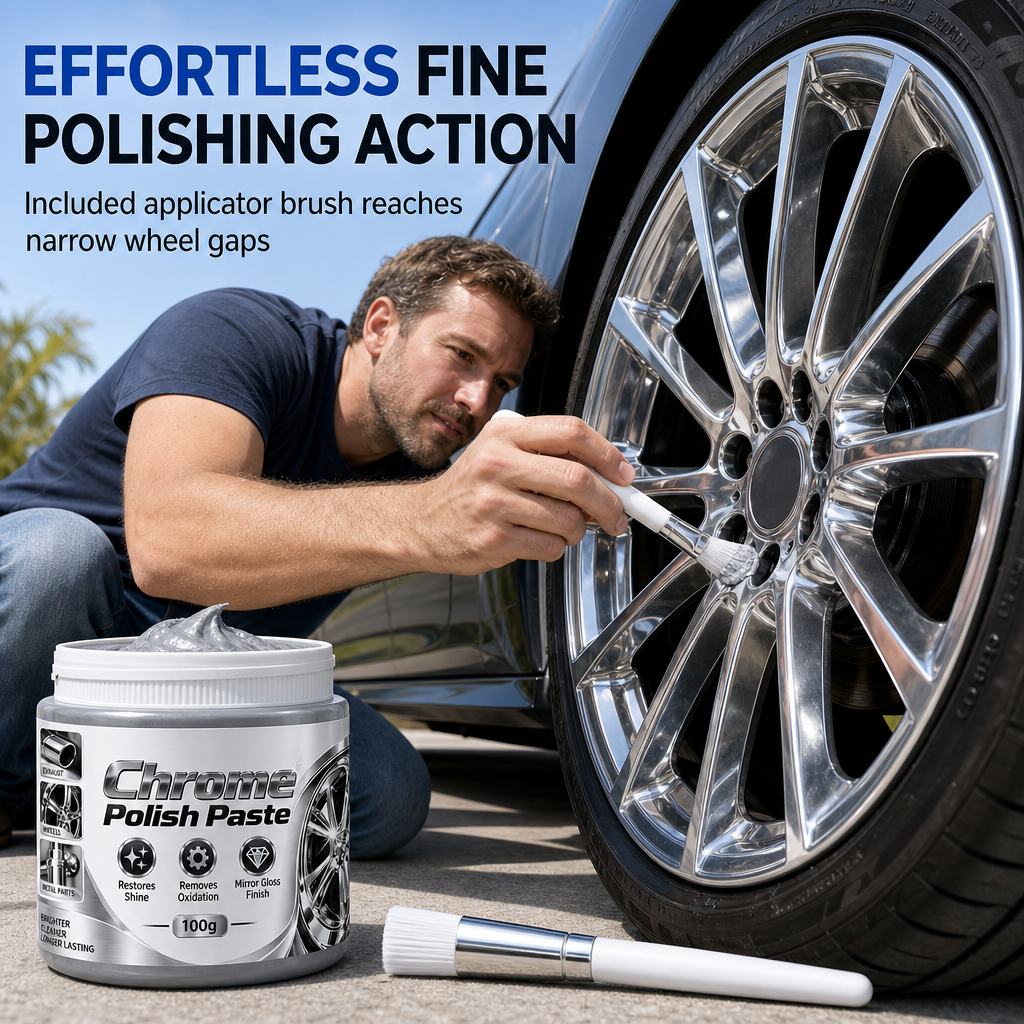 Metal and Chrome Polishing Paste – product image