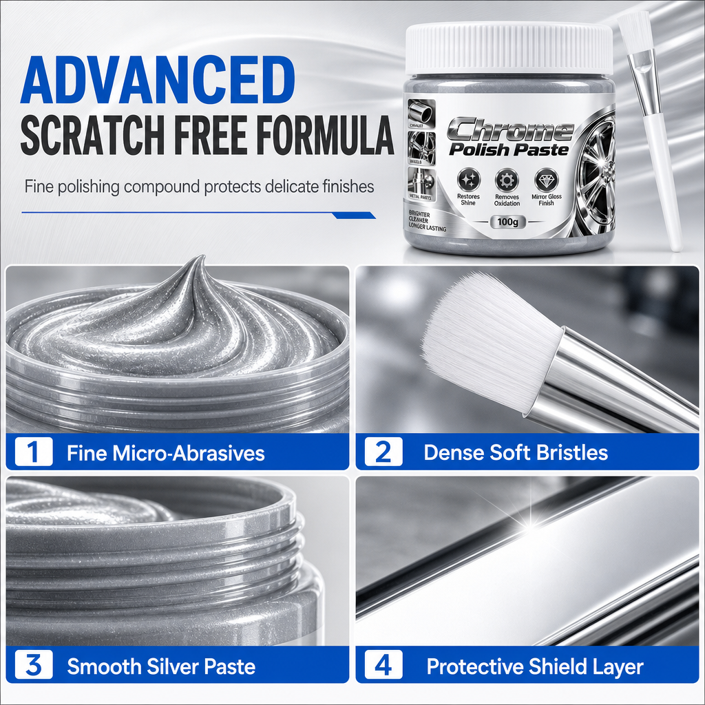 Metal and Chrome Polishing Paste – product image