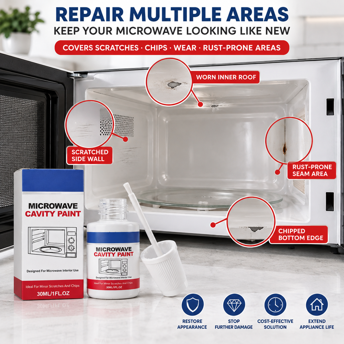 Microwave Interior Touch-Up Paint – product image