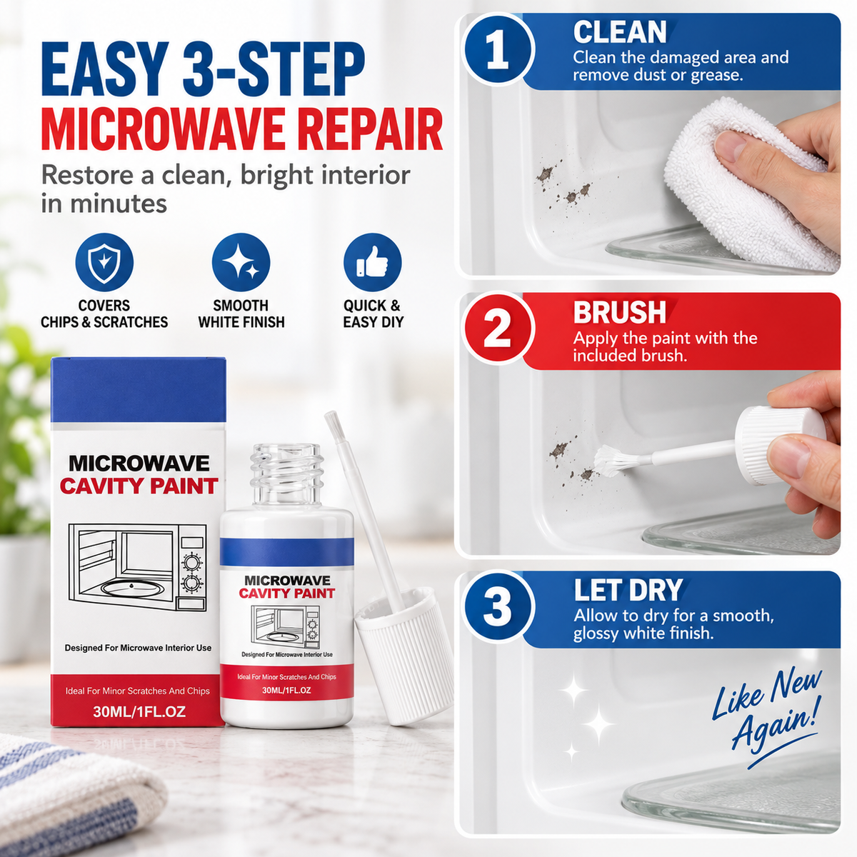 Microwave Interior Touch-Up Paint – product image
