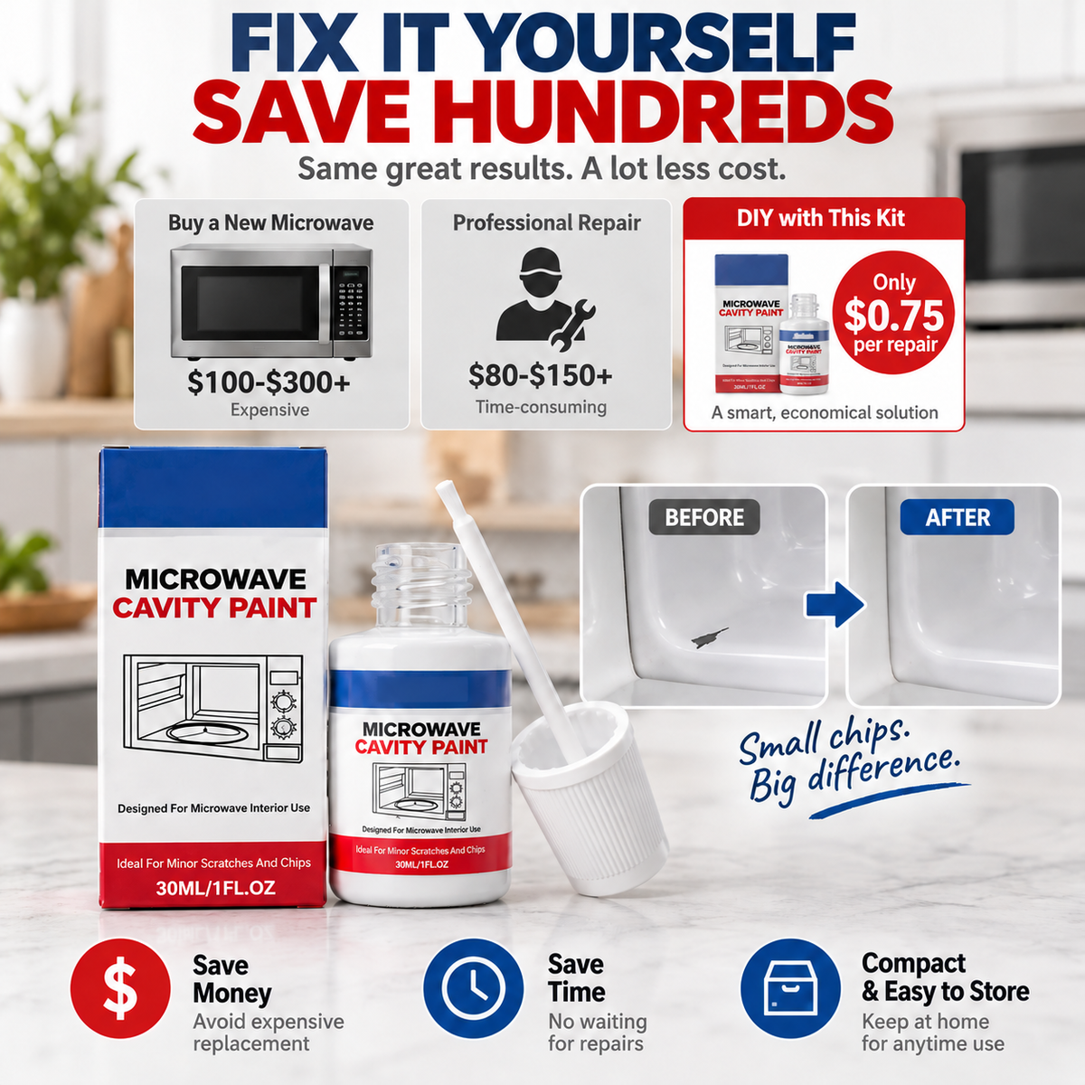 Microwave Interior Touch-Up Paint – product image