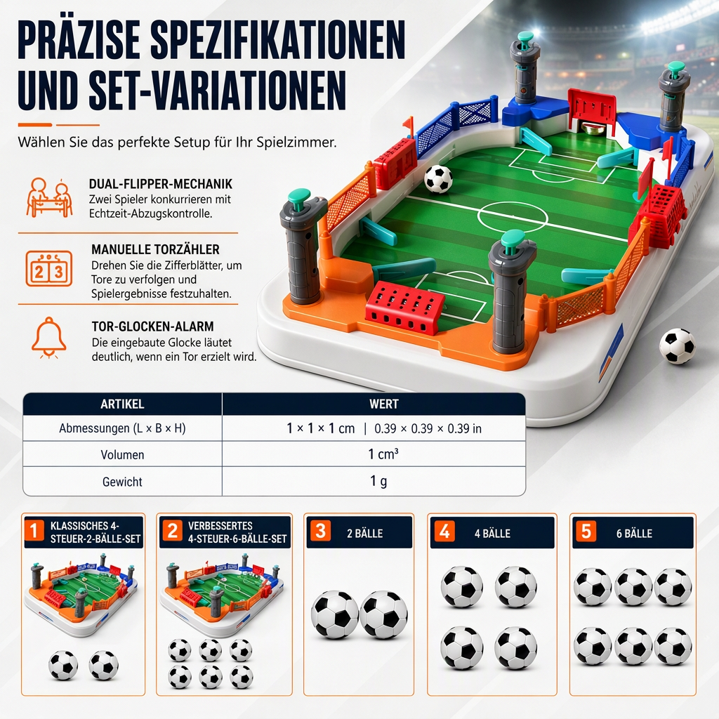 Two-Player Tabletop Soccer Game – product image