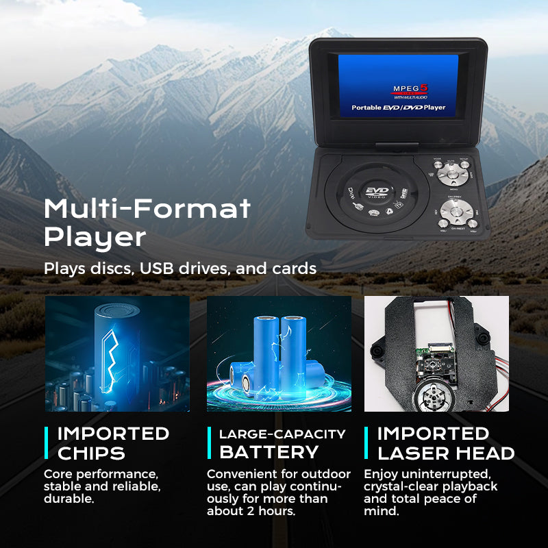 Portable DVD and EVD Player – product image