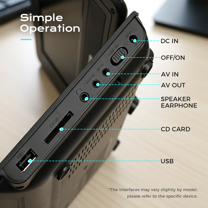 Portable DVD and EVD Player – product image