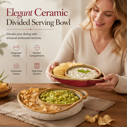 Divided Ceramic Baking Dish – product image