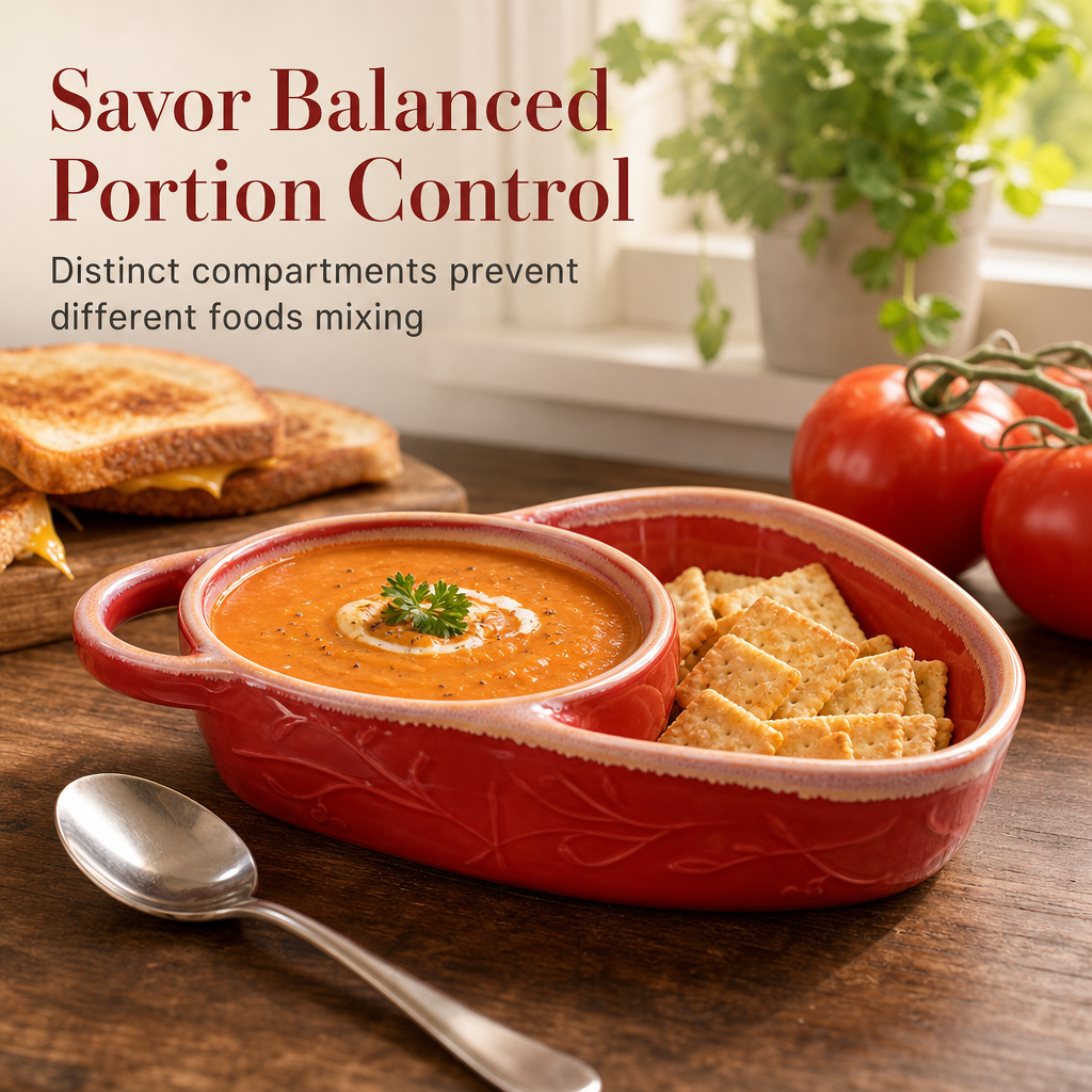 Divided Ceramic Baking Dish – product image
